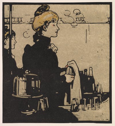 Londense Types: Barmeid door William Nicholson