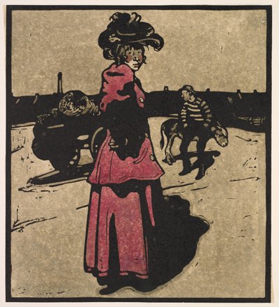 Londense Types: Marktkoopman door William Nicholson