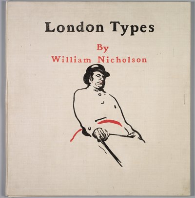 Londense Types: Omslag door William Nicholson