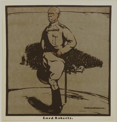Lord Roberts, circa 1902 door William Nicholson