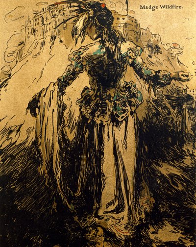 Madge Wildfire, illustratie uit 