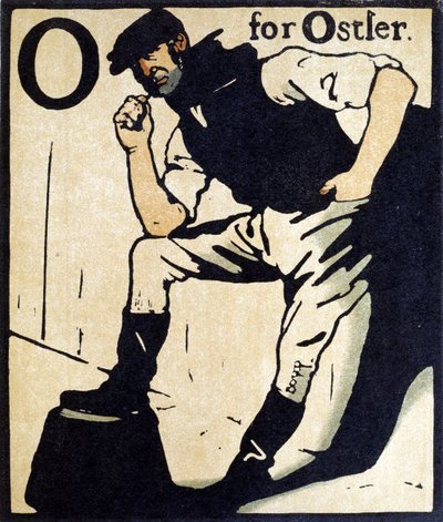 O voor Ostler, illustratie uit 