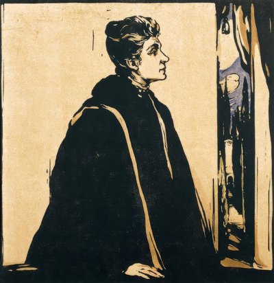 Portret van Eleonora Duse door William Nicholson