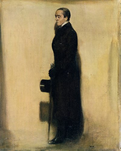 Portret van Henry Maximilian Beerbohm door William Nicholson