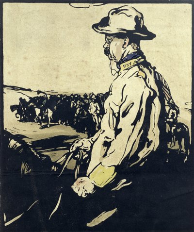 President Theodore Roosevelt, illustratie uit 