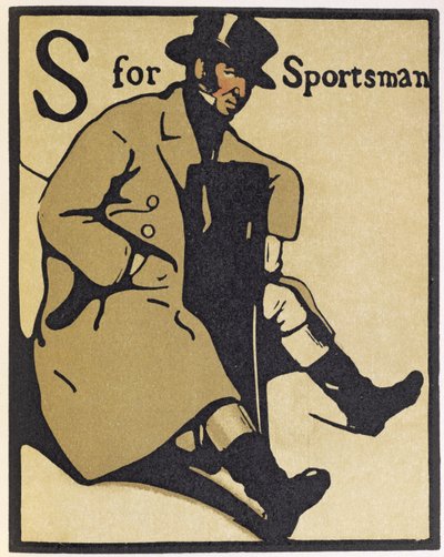 S voor Sportsman, illustratie uit 