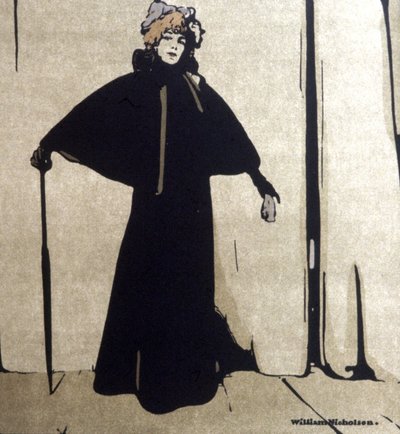 Sarah Bernhardt (1844-1923) door William Nicholson
