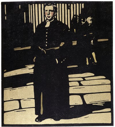 School, Londen - Illustratie door William Nicholson in 