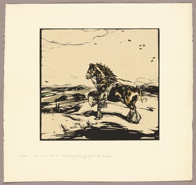 Het Shire paard door William Nicholson