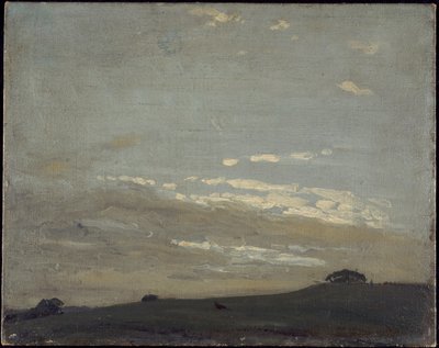 De zilveren zonsondergang door William Nicholson