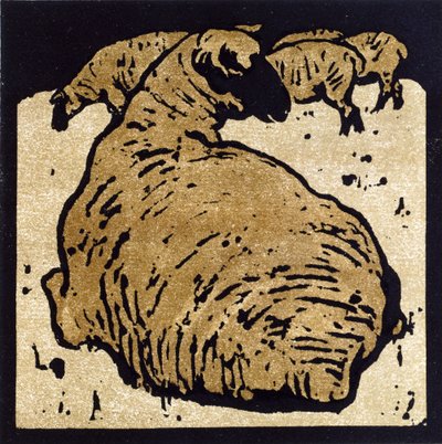 Het eenvoudige schaap, illustratie uit 