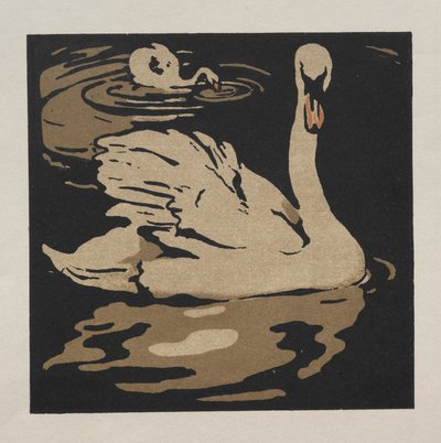 Het Vierkante Boek van Dieren: De Mooie Zwaan door William Nicholson