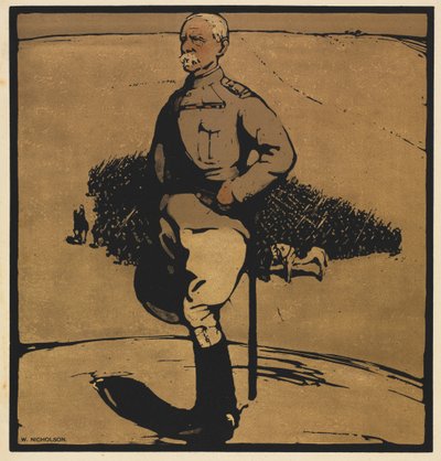 Twaalf portretten: Lord Roberts door William Nicholson