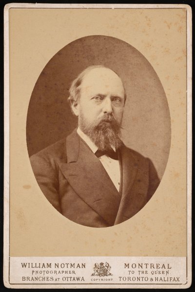 Portret van Othniel Charles Marsh 1831-1879, circa 1875 door William Notman