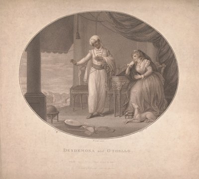 Desdemona en Othello door William Nutter