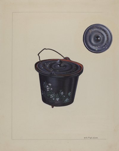 Kinder Speelgoed Ijzeren Ketel, ca. 1937 door William O. Fletcher