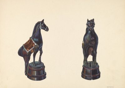 Paard op Vat Bank door William O. Fletcher