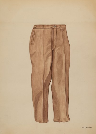 Broek, ca. 1937 door William O. Fletcher