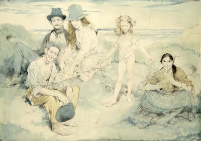 Aan de Ierse Kust door William Orpen