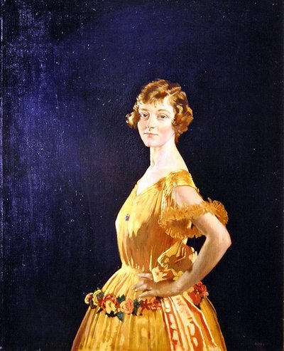 Portret van juffrouw Simpson door William Orpen