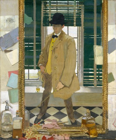Zelfportret, c.1910 door William Orpen