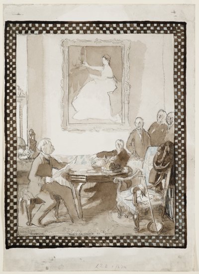 Studie voor het olieverfschilderij 