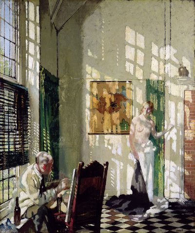 Het Atelier door William Orpen
