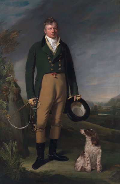 Portret van een man door William Owen