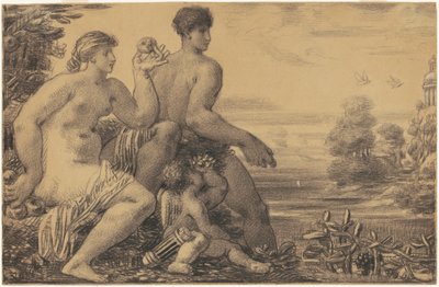 Venus, Mars en Cupido door William P. Babcock