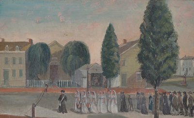 Begrafenisstoet van een Kind, 1870s door William P. Chappel