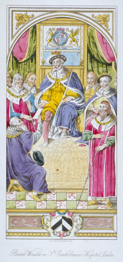 Geschilderd raam in St Bartholomew
