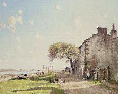 Een Dorp in Lancashire door William Page Atkinson Wells