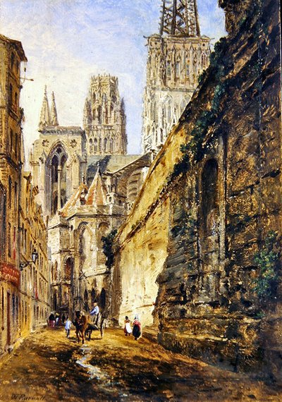 Kathedraal van Rouen door William Parrott