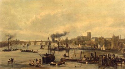 Westminster en Hungerford door William Parrott