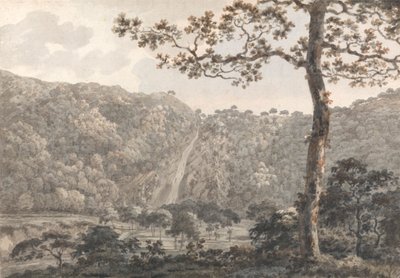 De Watervallen bij Powerscourt, Co. Wicklow, Ierland door William Pars