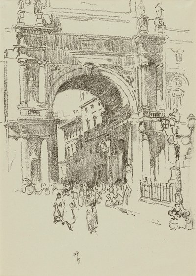 Vitorio Emanuel-plein door William Penhallow Henderson