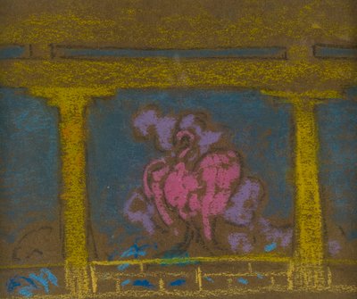 Studie voor scène in de Dochter van de Hemel, Santa Fe, 1915 door William Penhallow Henderson