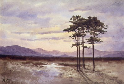 Zonsondergang, County Sligo door William Percy French