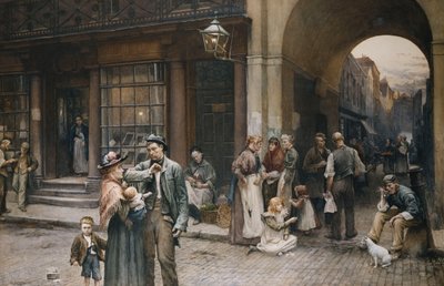 Zaterdagavond, 1898 door William Permeanus Cornish