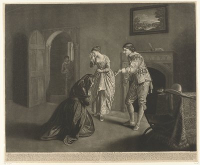 Berisping van de moeder door William Pether