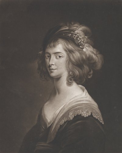 Portret van Susanna Lunden, zus van Helena Fourment, 1769 door William Pether