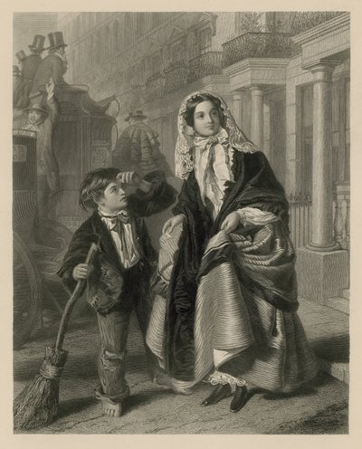 De Straatveger door William Powell Frith