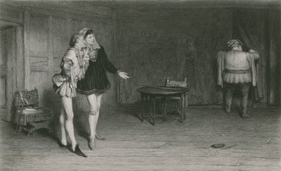 Prins Hendrik, Points, en Falstaff, Koning Hendrik IV, Eerste Deel door William Quiller Orchardson
