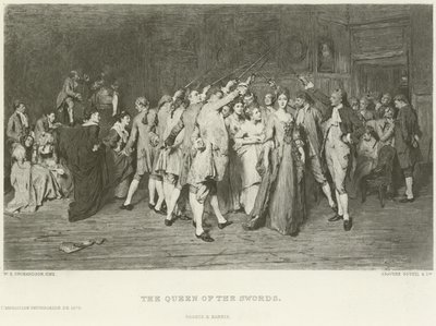 De koningin van de zwaarden door William Quiller Orchardson