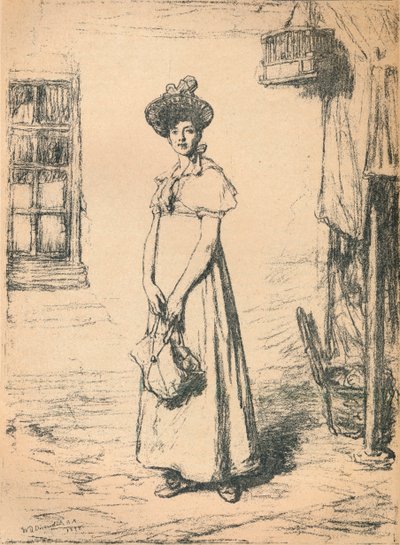 De Jonge Huisvrouw Studie, ca. 1878 door William Quiller Orchardson