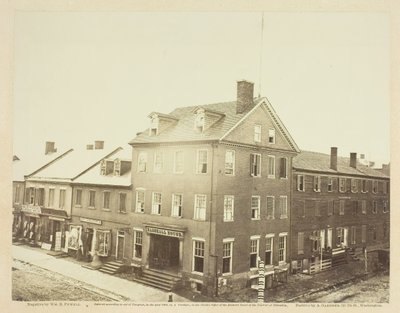 Marshall House, Alexandria, Virginia, augustus 1862 door William R. Pywell