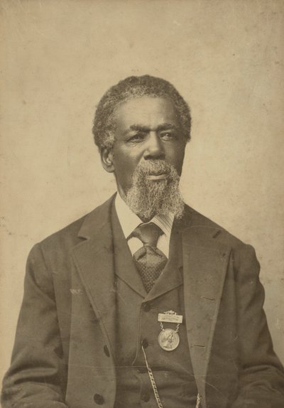 Cabinetkaart portret van Thomas Mundy Peterson, 1884 door William R. Tobias