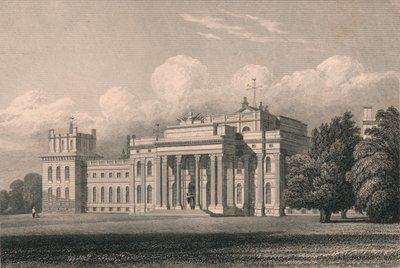 Blenheim, Zuidoostaanzicht, Oxfordshire, 1831 door William Radclyffe