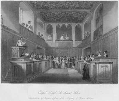 Koninklijke Kapel - St. James Palace door William Radclyffe