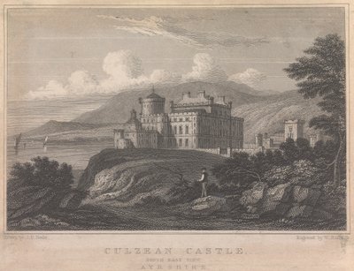 Culzean Castle, Zuidoostelijk Uitzicht, Ayrshire; pagina 84 (Volume Eén) door William Radclyffe